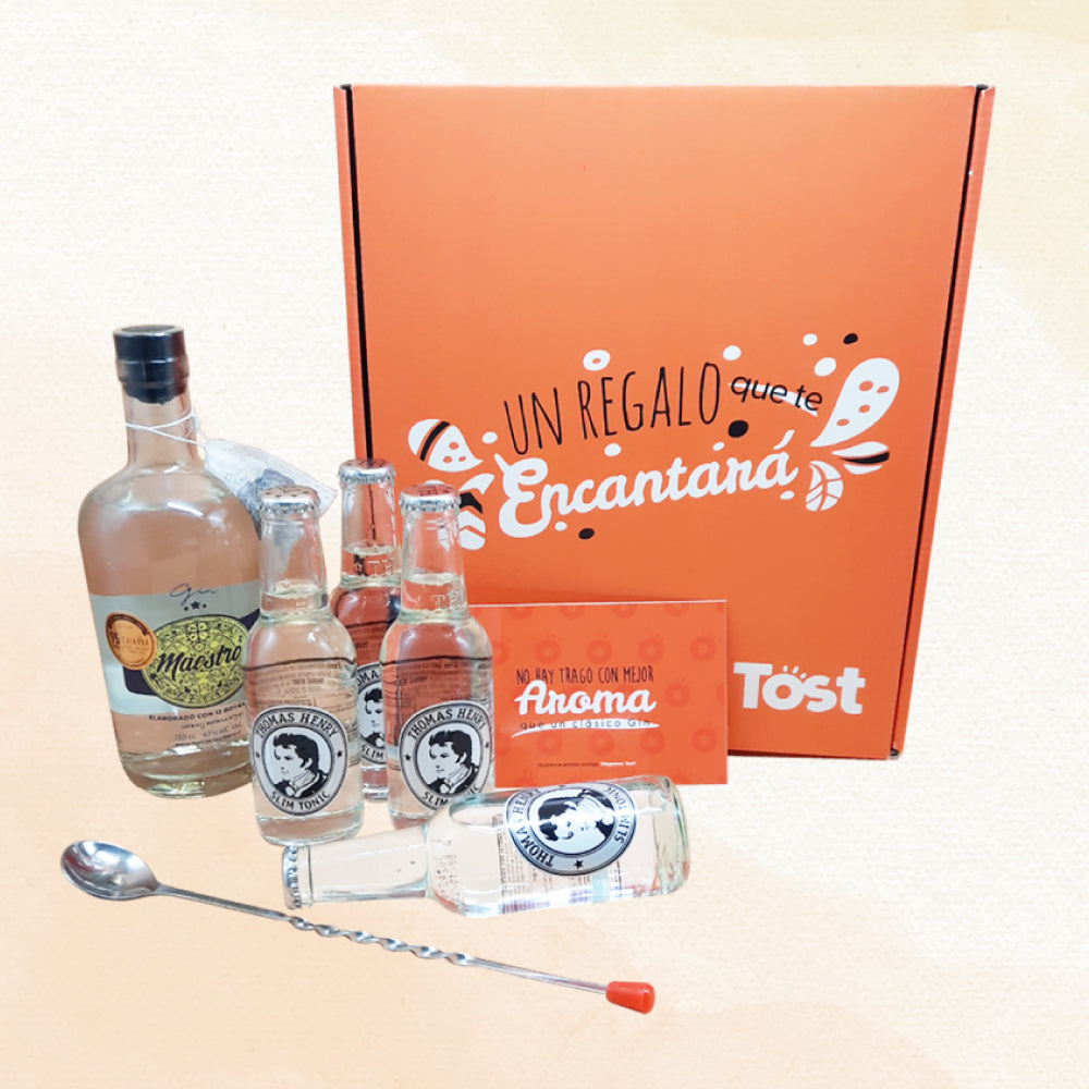 Caja kit gintonic para regalo especial