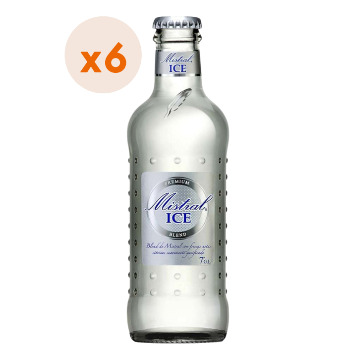 6x Mistral Ice Blend Botella 275cc ($1.165 c/u)